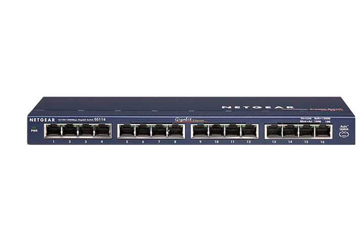 Gigabit 16-port Unmanaged Switch - GS116